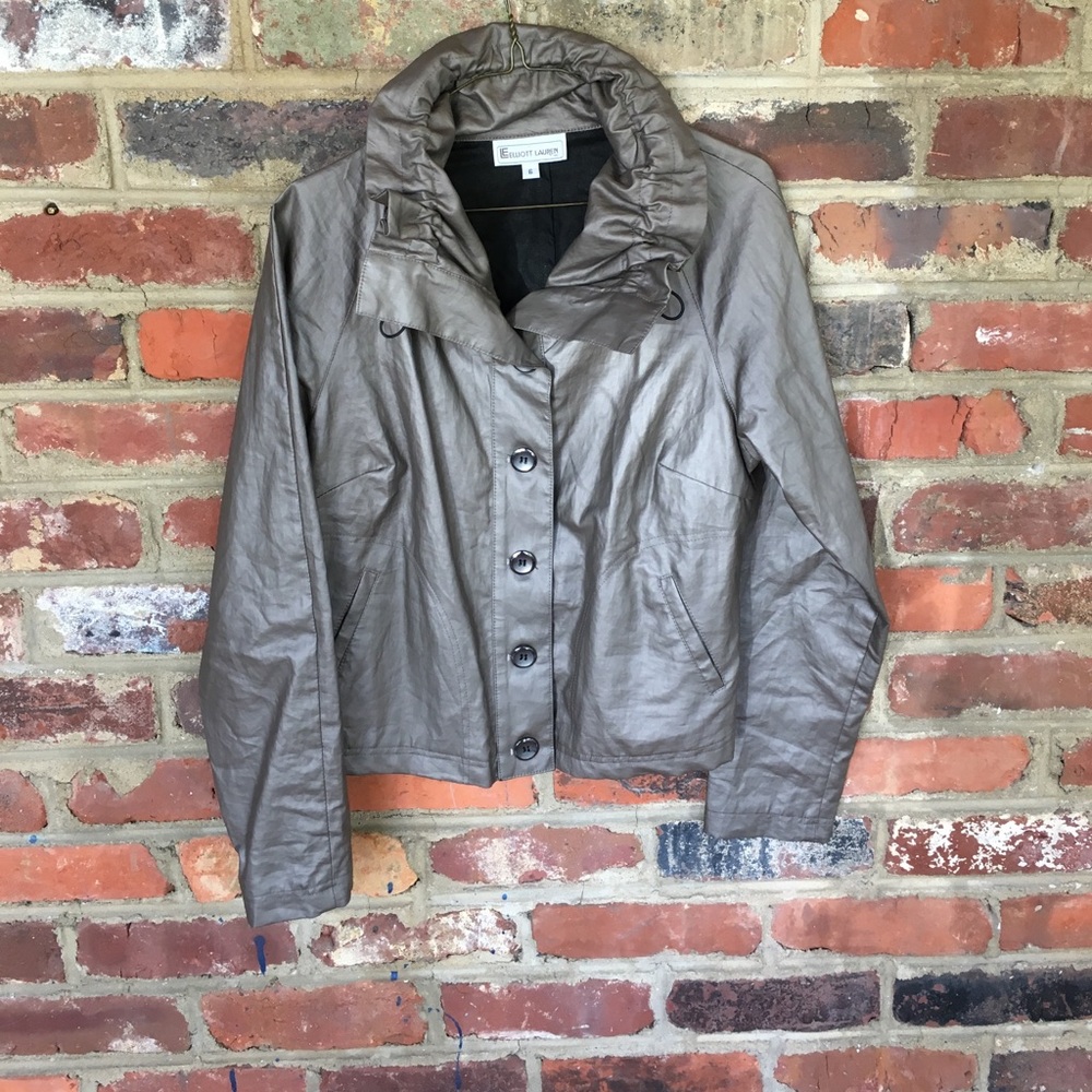 Elliott Lauren ruffle lightweight jacket
